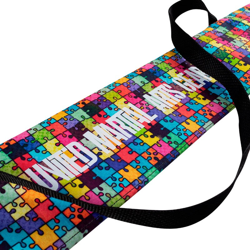 United Martial Arts Gear Genesis Sword Weapons Case Autism Awareness Logo