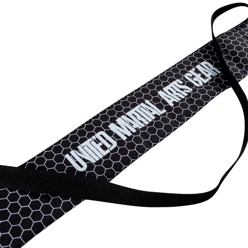 United Martial Arts Gear Genesis Bo Staff Weapons Case Black Hexagon Logo