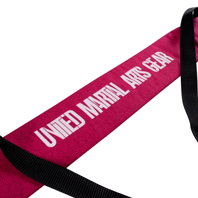 United Martial Arts Gear Genesis Bo Staff Weapons Case Pink Swirl Logo