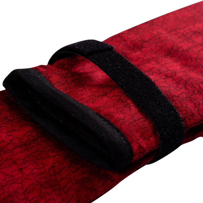 United Martial Arts Gear Genesis Bo Staff Weapons Case Red Crackle Top