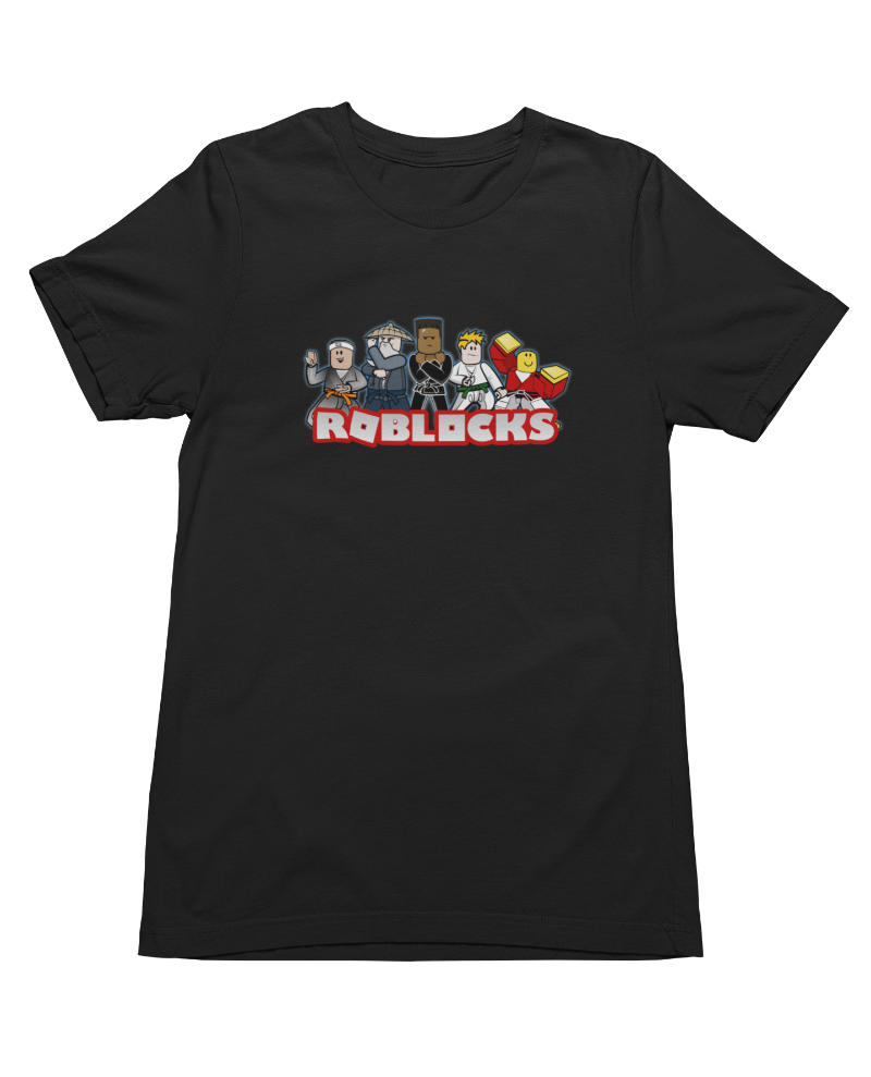 UNITED Roblocks Kids Martial Arts T-shirt, Karate Clothes Gear Front