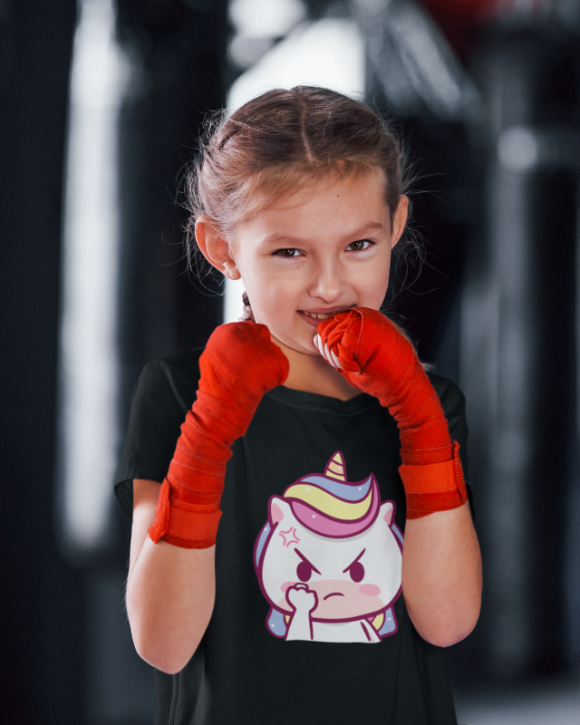 UNITED Roxy Unicorn Martial Arts T-shirt, Karate Clothes Gear Girl