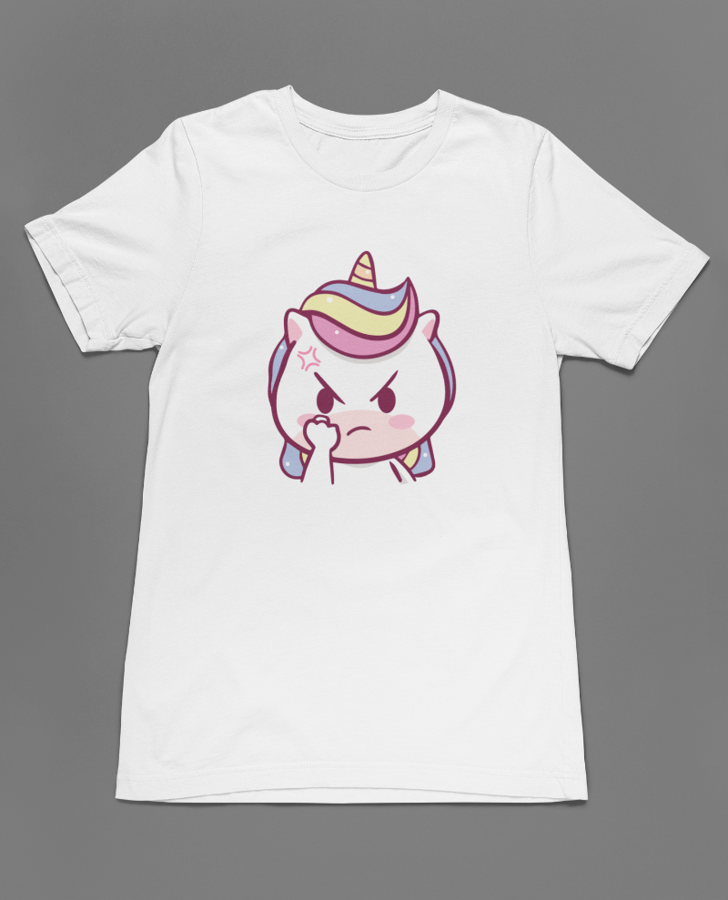UNITED Roxy Unicorn Martial Arts T-shirt, Karate Clothes Gear White Front