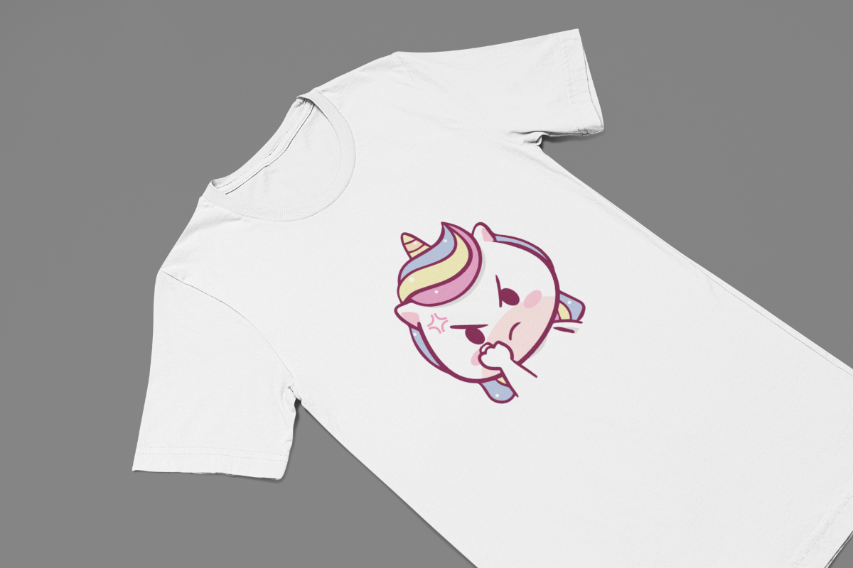 UNITED Roxy Unicorn Martial Arts T-shirt, Karate Clothes Gear White Side