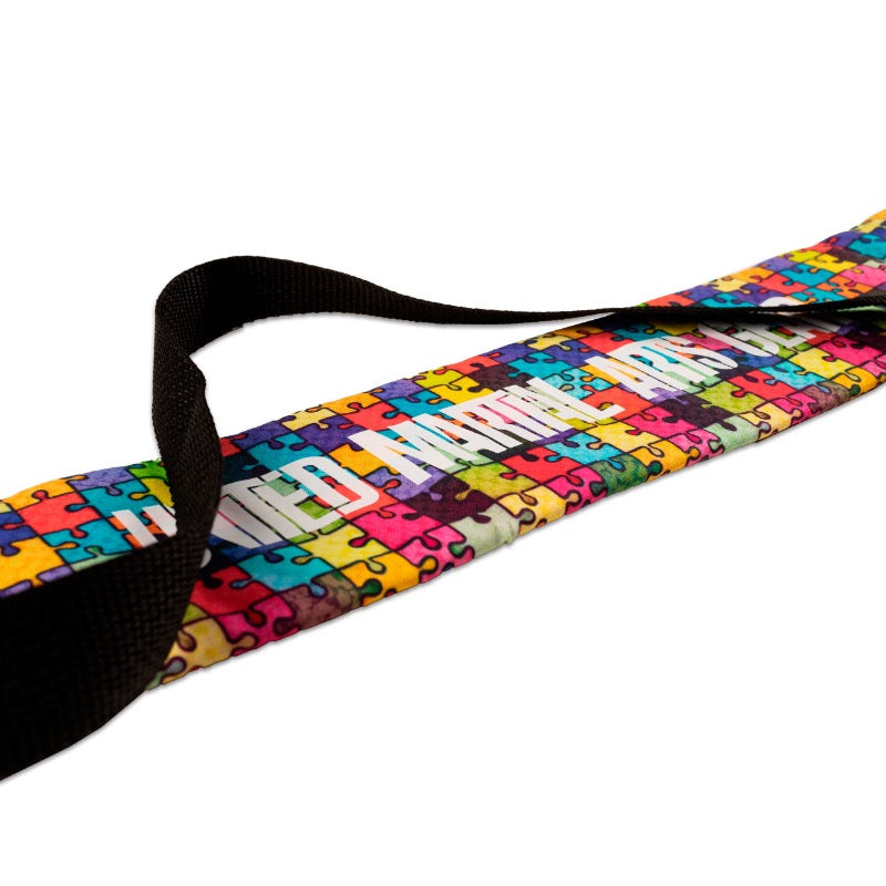 United Martial Arts Gear Genesis Bo Staff Weapons Case Autism Awareness Logo