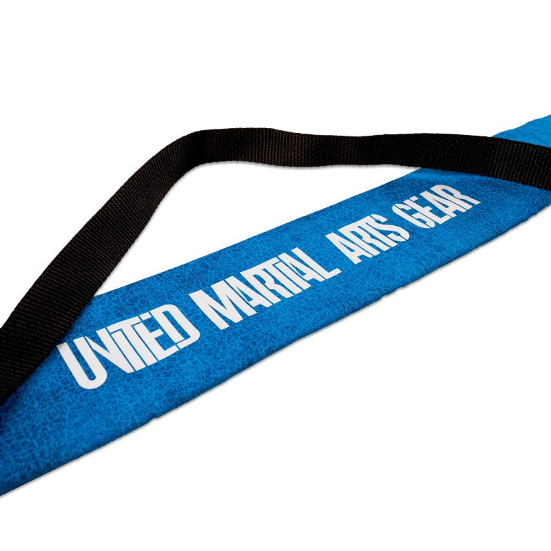 United Martial Arts Gear Genesis Bo Staff Weapons Case Blue Logo