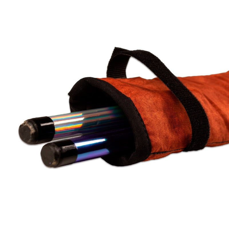 United Martial Arts Gear Genesis Bo Staff Weapons Case Burnt Orange Inside