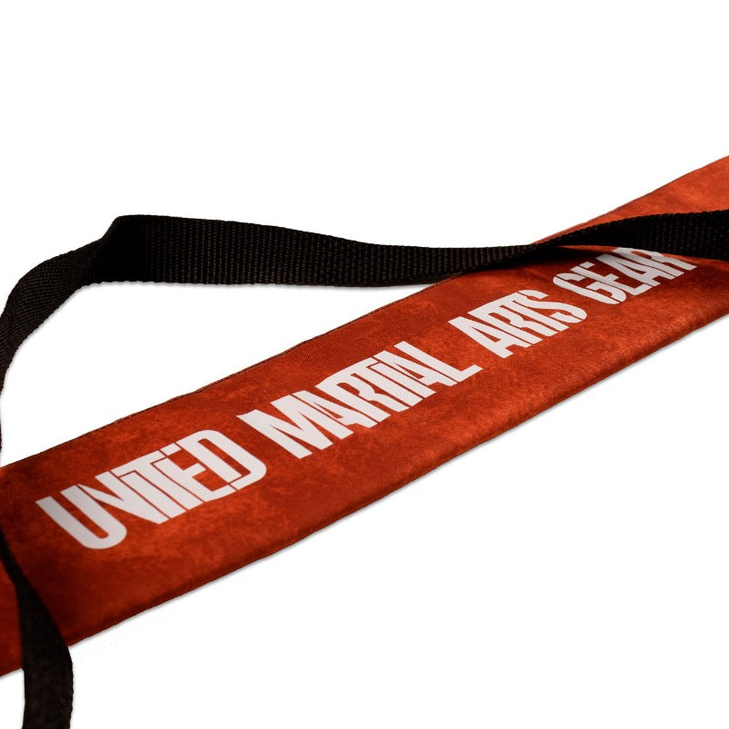 United Martial Arts Gear Genesis Bo Staff Weapons Case Burnt Orange Logo