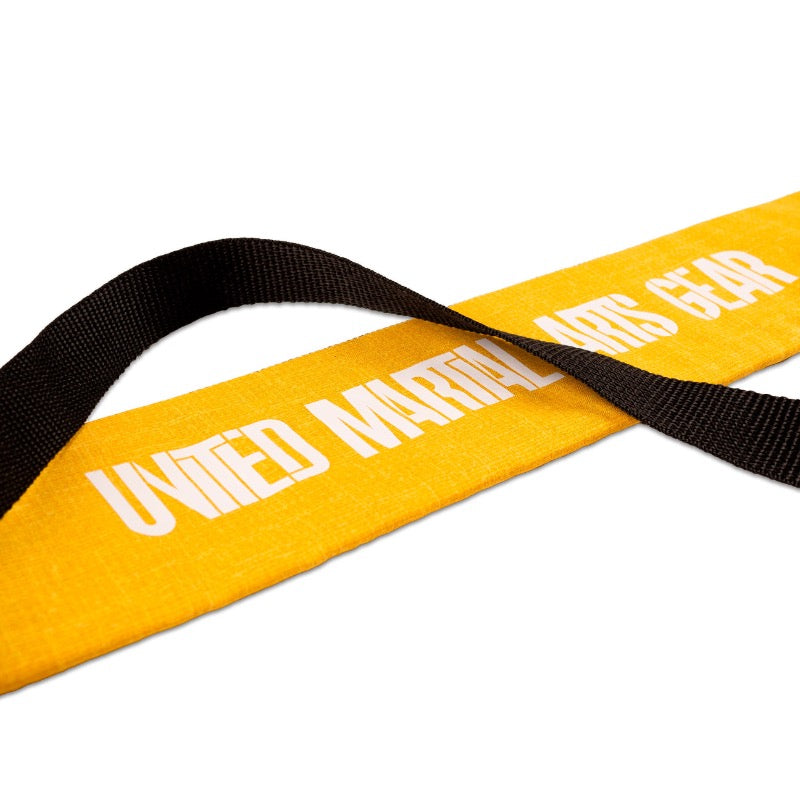 United Martial Arts Gear Genesis Bo Staff Weapons Case Cyber Yellow Logo