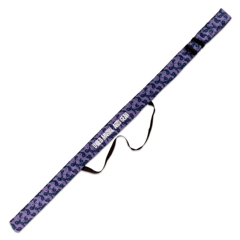 United Martial Arts Gear Genesis Bo Staff Weapons Case Purple Yin Yang Full
