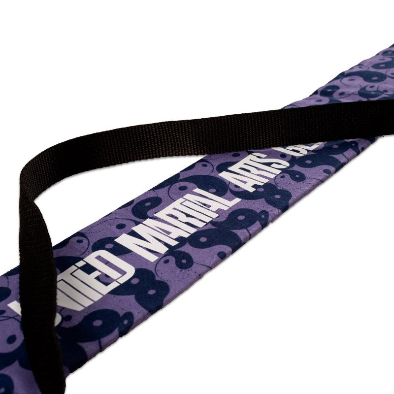 United Martial Arts Gear Genesis Bo Staff Weapons Case Purple Yin Yang Logo