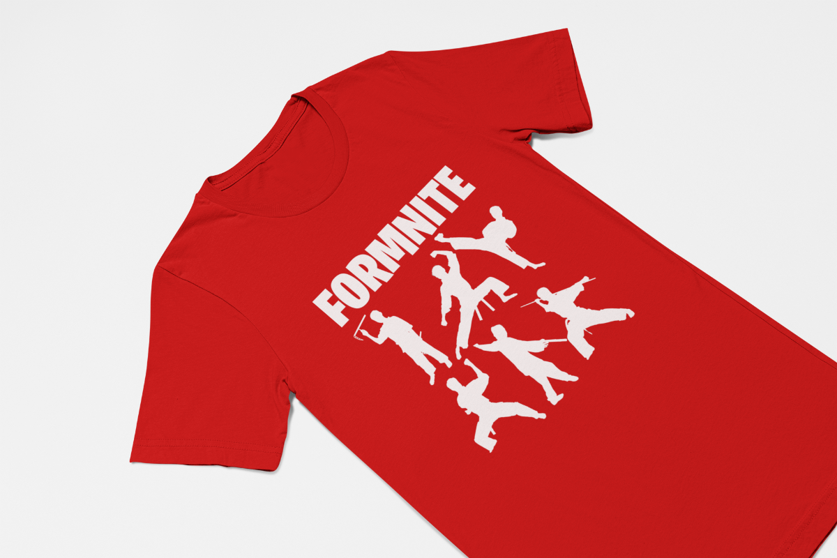 UNITED Formnite kids martial arts T-shirt, Karate Clothes Gear Side