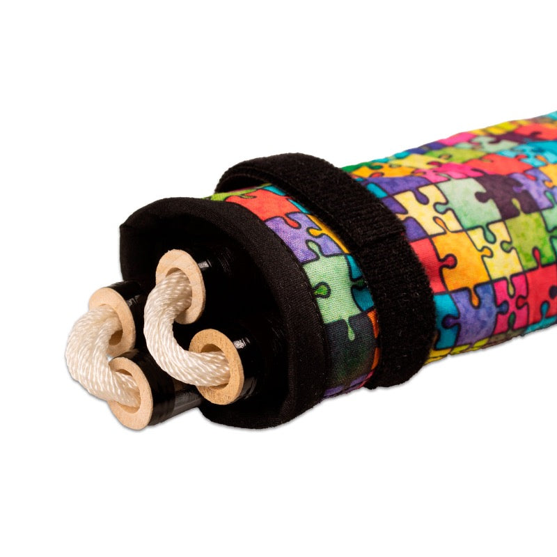 United Martial Arts Gear Genesis Nunchucks Weapons Case Autism Awareness Inside