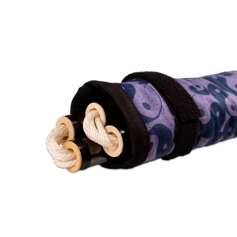 United Martial Arts Gear Genesis Nunchucks Weapons Case Purple Yin Yang Inside