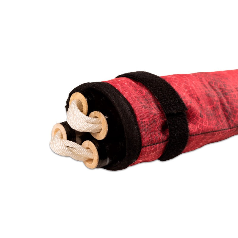 United Martial Arts Gear Genesis Nunchucks Weapons Case Red Geo Inside