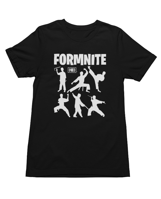 UNITED Formnite kids Martial Arts T-shirt Karate Clothes Gear Front